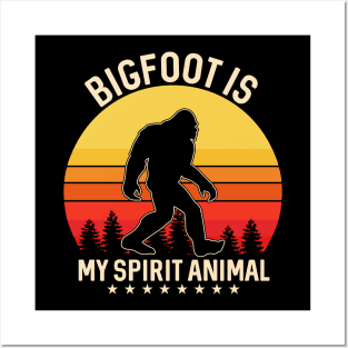 Bigfoot Spirit Posters and Art